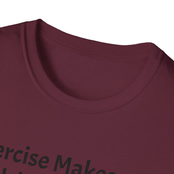 Exercise and Alcohol Unisex Softstyle T-Shirt