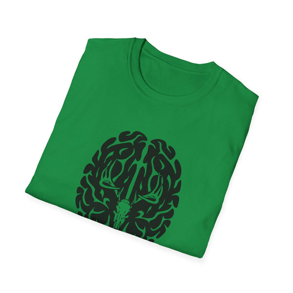 Deer On The Brain Unisex Softstyle T-Shirt