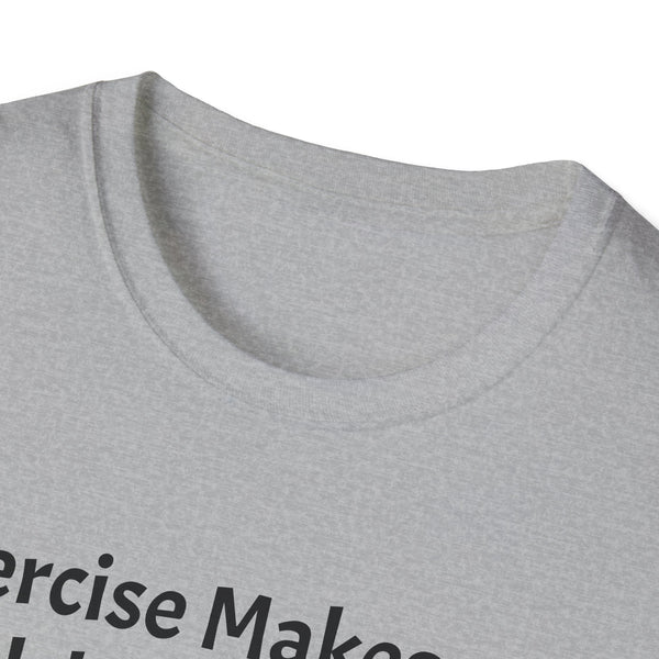 Exercise and Alcohol Unisex Softstyle T-Shirt