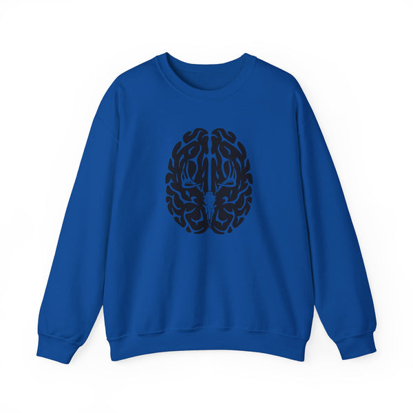 Deer On The Brain Unisex Heavy Blend™ Crewneck Sweatshirt