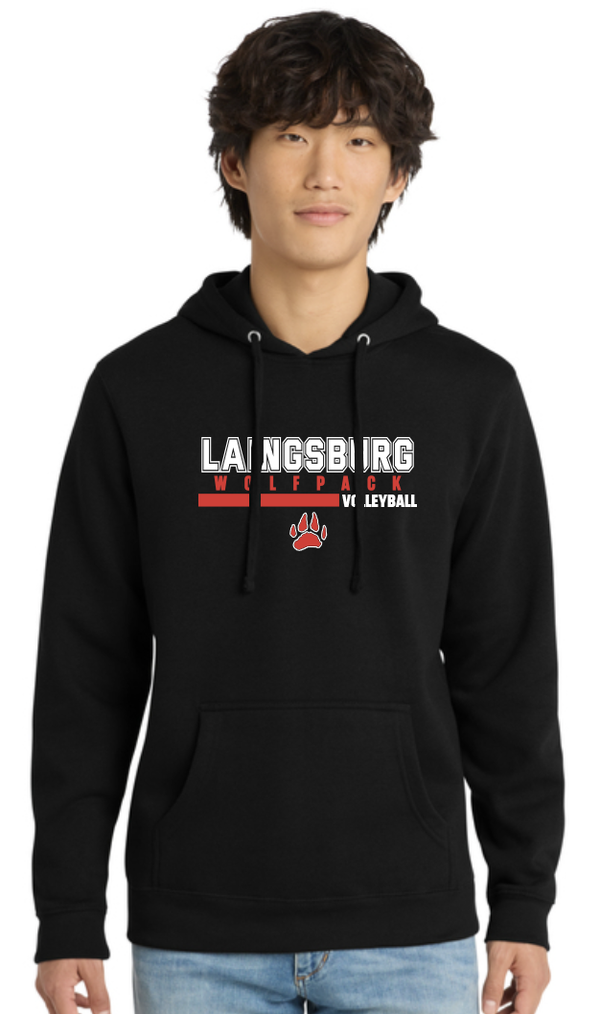 2026 Laingsburg Volleyball 1 District® V.I.T.™ Fleece Hoodie BLACK