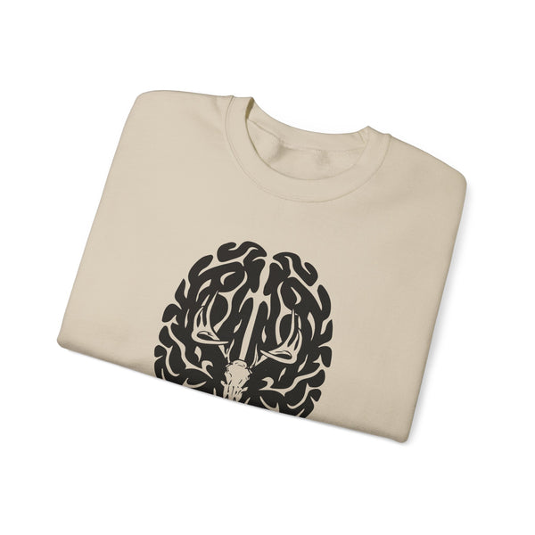 Deer On The Brain Unisex Heavy Blend™ Crewneck Sweatshirt