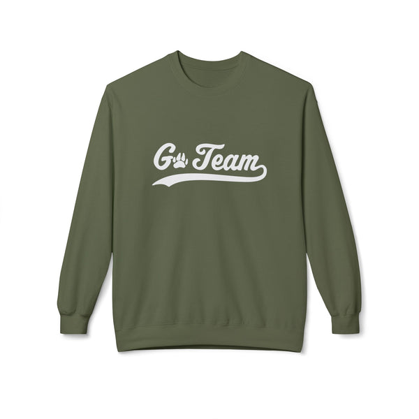 Go Team Unisex Midweight Softstyle Fleece Crewneck Sweatshirt