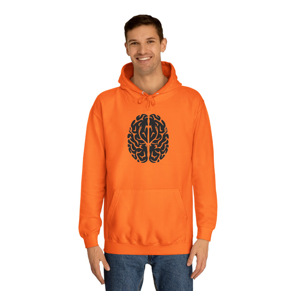 Elk On The Brain Unisex College Hoodie