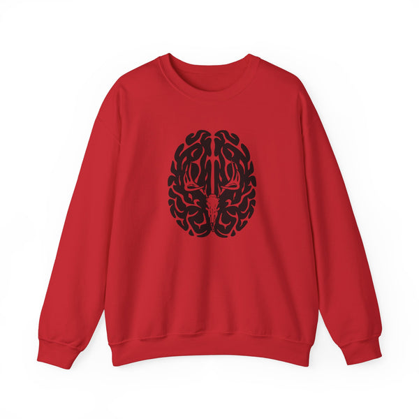 Deer On The Brain Unisex Heavy Blend™ Crewneck Sweatshirt