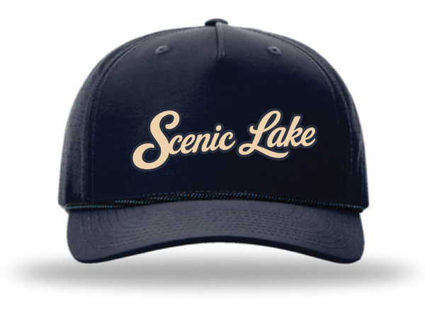 2026 Scenic Lake Richardson Laser Perf Performance Rope Cap (Navy)