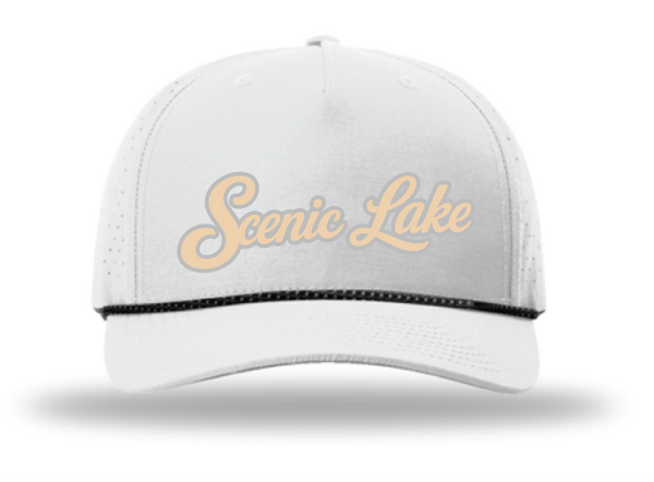2026 Scenic Lake Richardson Laser Perf Performance Rope Cap (Silver)