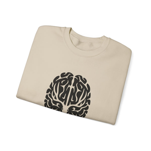 Mule Deer On The Brain Unisex Heavy Blend™ Crewneck Sweatshirt