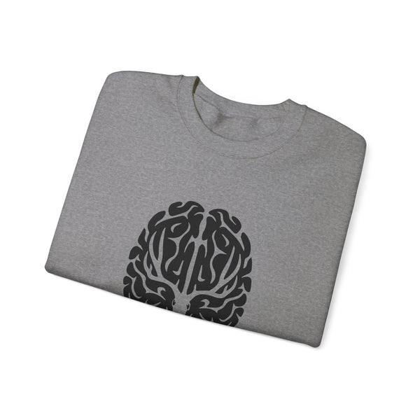 Mule Deer On The Brain Unisex Heavy Blend™ Crewneck Sweatshirt