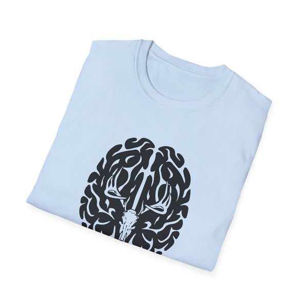 Deer On The Brain Unisex Softstyle T-Shirt