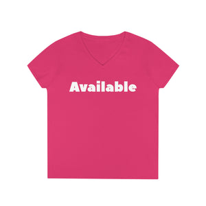 Available Ladies' V-Neck T-Shirt