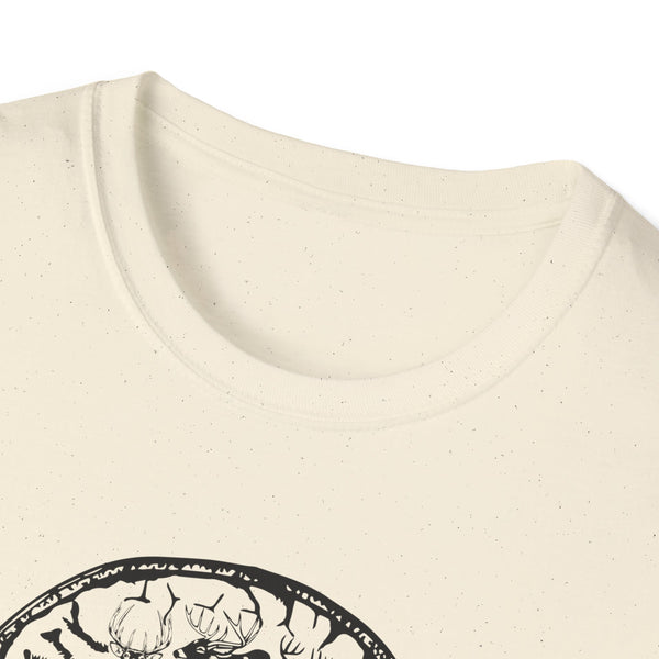 Deer Brain Unisex Softstyle T-Shirt