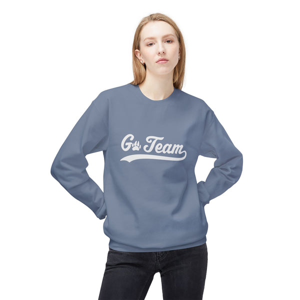 Go Team Unisex Midweight Softstyle Fleece Crewneck Sweatshirt
