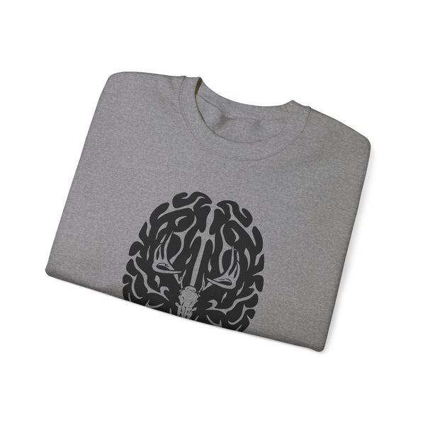 Deer On The Brain Unisex Heavy Blend™ Crewneck Sweatshirt