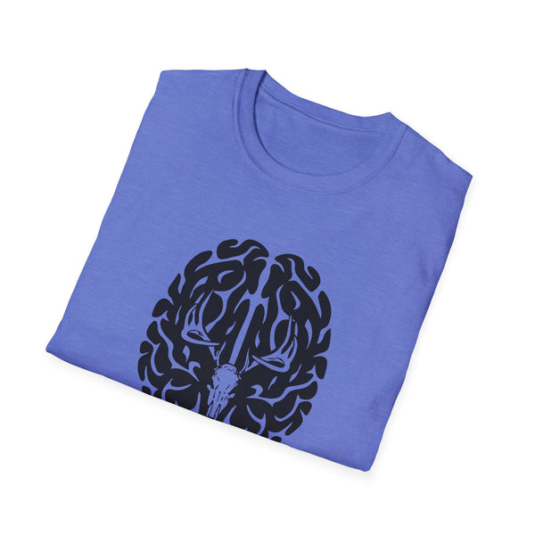 Deer On The Brain Unisex Softstyle T-Shirt