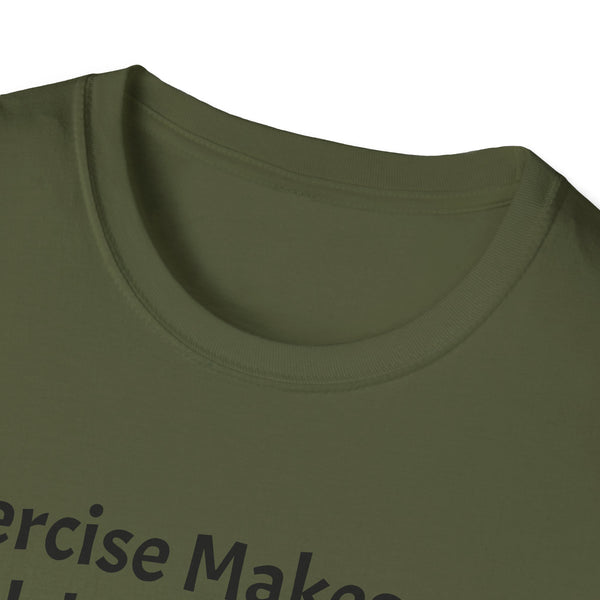 Exercise and Alcohol Unisex Softstyle T-Shirt