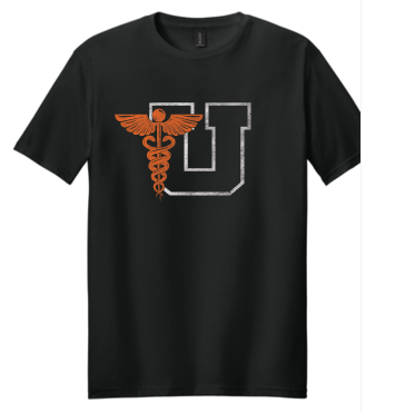 Utica Academy Gildan Softstyle T-Shirt BLACK