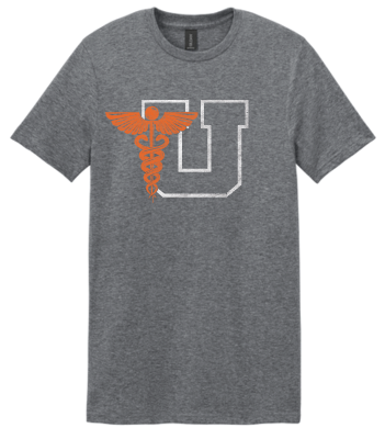Utica Academy Gildan Softstyle T-Shirt GRAY