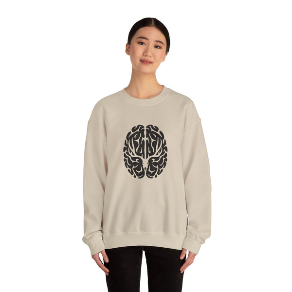 Mule Deer On The Brain Unisex Heavy Blend™ Crewneck Sweatshirt