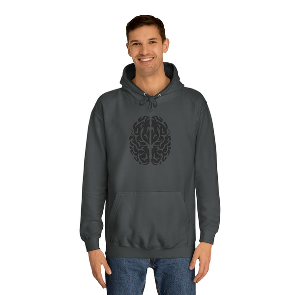 Elk On The Brain Unisex College Hoodie