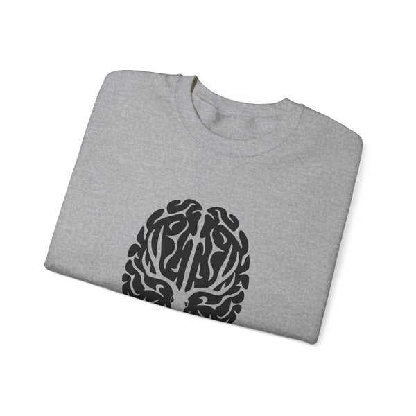 Mule Deer On The Brain Unisex Heavy Blend™ Crewneck Sweatshirt