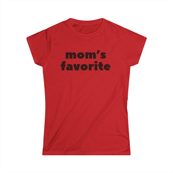 Mom's Favorite Women's Softstyle Tee