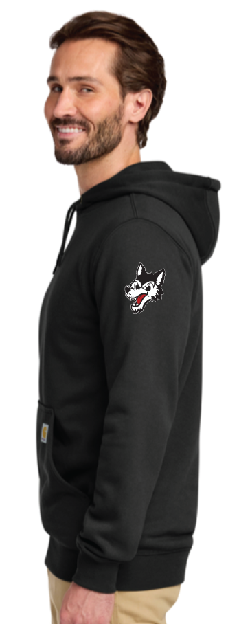 2026 Laingsburg Boys Soccer Carhartt ® Midweight Hooded Sweatshirt BLACK
