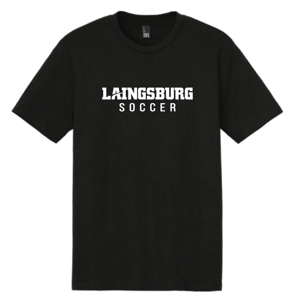2026 Laingsburg Boys Soccer Tri-blend T-shirt BLACK