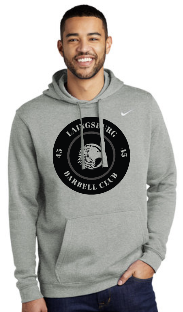 Laingsburg Power Lifting Nike Club Fleece Pullover Hoodie