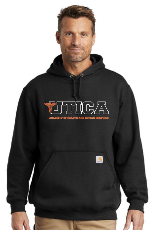 Utica Academy Carhartt ® Midweight Hooded Sweatshirt Black