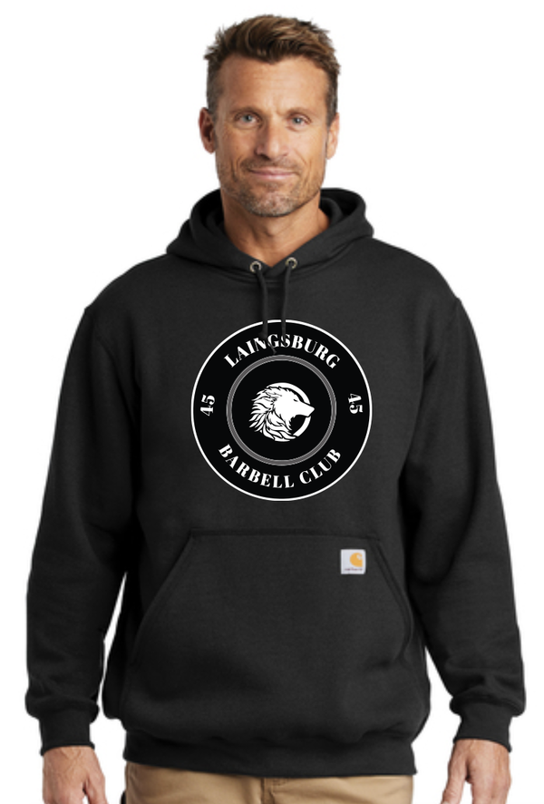Laingsburg Power Lifting Carhartt ® Midweight Hooded Sweatshirt Black
