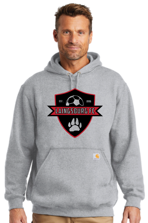 Laingsburg Ladies Soccer Unisex Carhartt ® Midweight Hooded Sweatshirt Grey