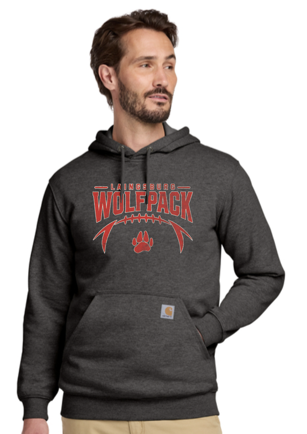 2026 Laingsburg Football Carhartt ® Midweight Hooded Sweatshirt