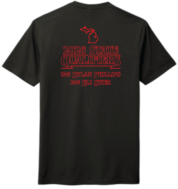 2026 Laingsburg Wrestling State Qualifiers District® Perfect Tri® Tee