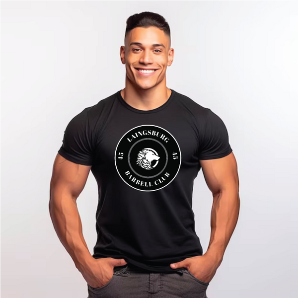 Laingsburg Power Lifting District ® Perfect Tri ® Tee Black