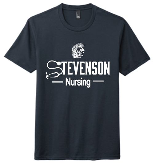 2023 Stevenson Nursing Tri-blend T-shirt Blue