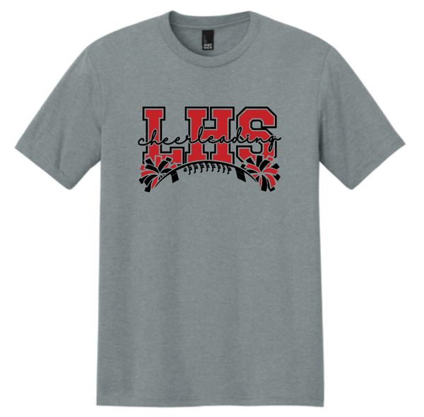 2026 Laingsburg Cheerleading Tri-blend T-shirt GREY