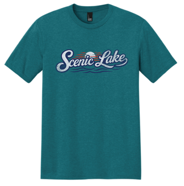 2026 Scenic Lake District® Perfect Tri® Tee (Heathered Teal)