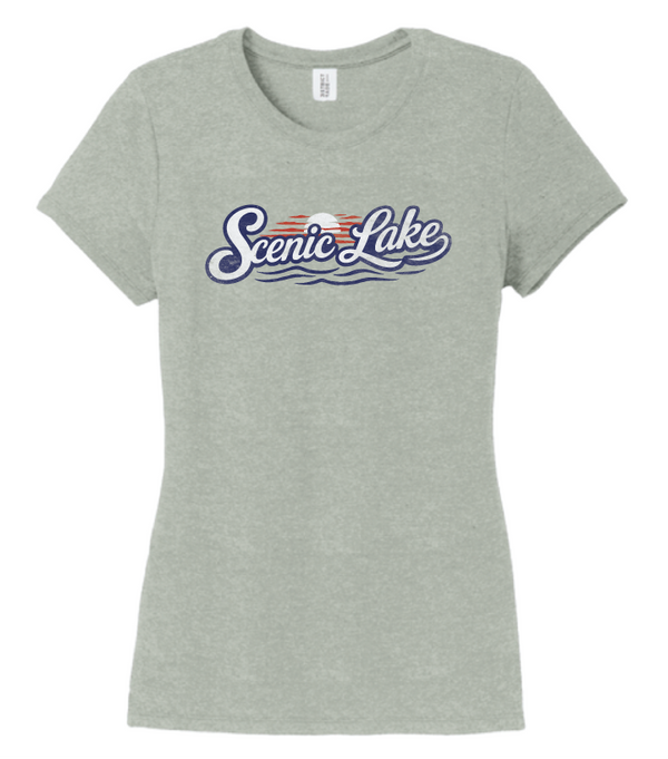 2026 Scenic Lake District® WOMEN'S Perfect Tri® Tee (Grey)