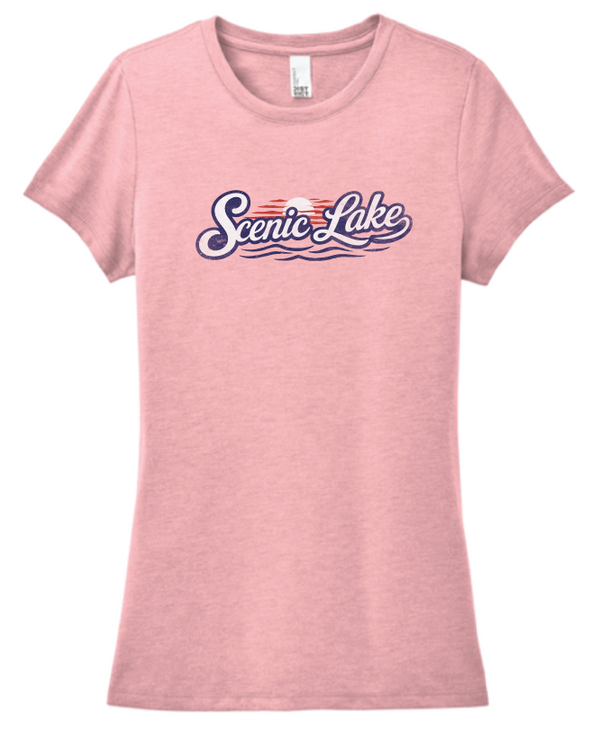 2026 Scenic Lake District® WOMEN'S Perfect Tri® Tee (Wisteria Heather)