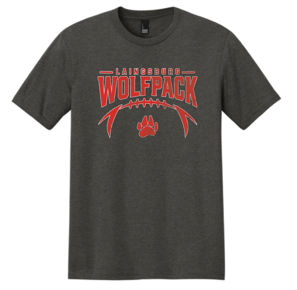 2026 Laingsburg Football Tri-blend T-shirt