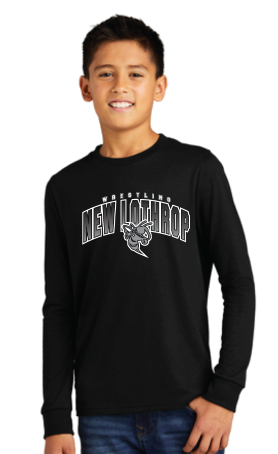 2024-2025 New Lothrop Wrestling District ® Perfect Tri ® Long Sleeve Tee