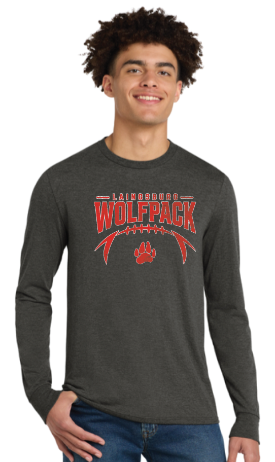 2026 Laingsburg Football District® Perfect Tri® Long Sleeve Tee