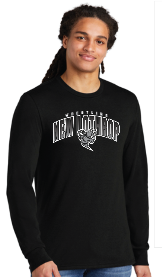 2024-2025 New Lothrop Wrestling District ® Perfect Tri ® Long Sleeve Tee