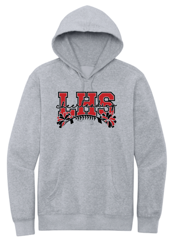 2026 Laingsburg Cheerleading District® V.I.T.™ Fleece Hoodie GREY