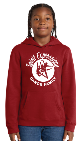 Spirit Expressions District V.I.T.™ Fleece Hoodie Red