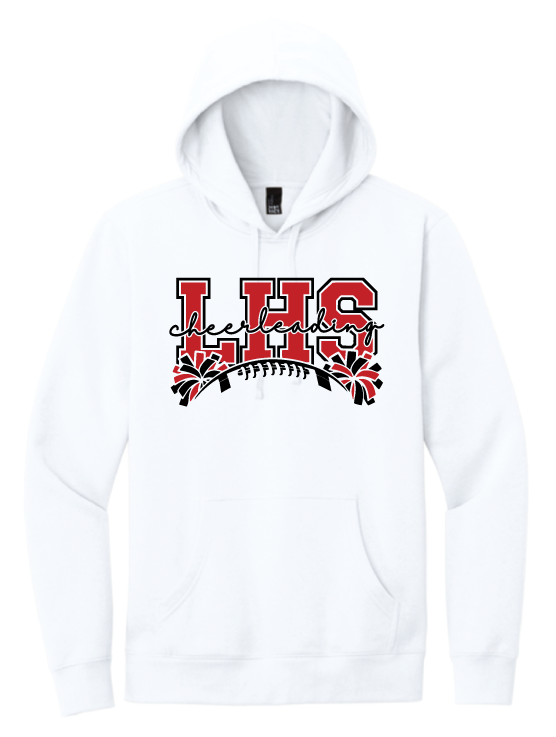 2026 Laingsburg Cheerleading District® V.I.T.™ Fleece Hoodie WHITE