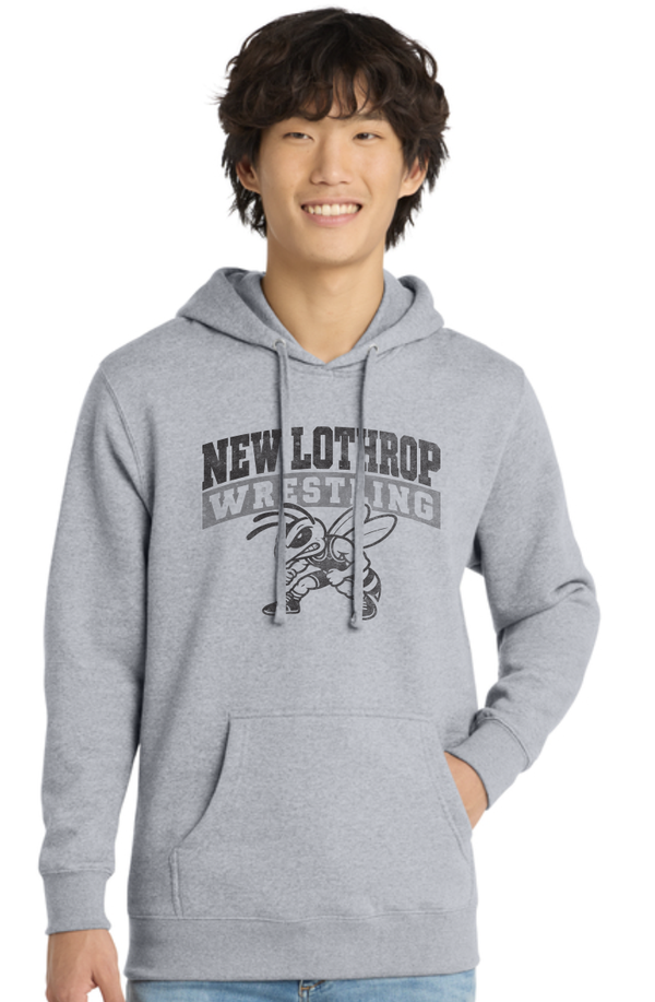 2026 New Lothrop Wrestling District® V.I.T.™ Fleece Hoodie GREY