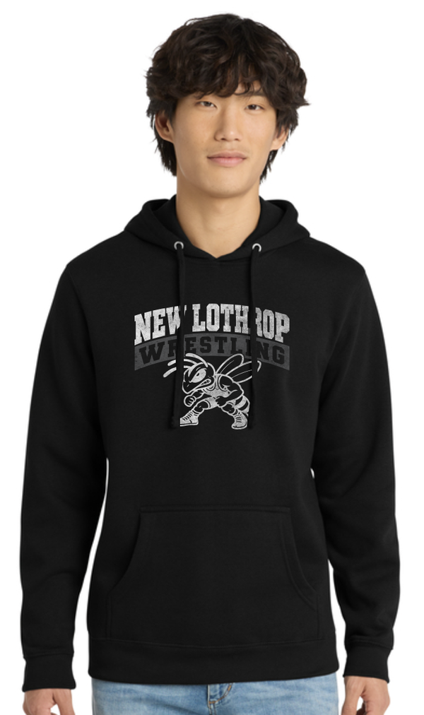 2026 New Lothrop Wrestling District® V.I.T.™ Fleece Hoodie BLACK