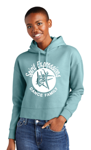 Spirit Expression District® Women’s V.I.T.™ Fleece Hoodie Eucalyptus Blue
